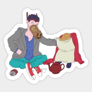 Nothing to see here, just Bojack and Todd. Sticker